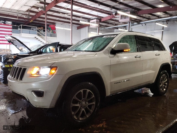 2014 Jeep Grand Cherokee Limited with VIN 1C4RJFBG4EC459944, listed as a Copart auction lot 45639075 with 160,954 mi miles and Salvage Title. Bid and sale history available at carsss.com. Image 1.
