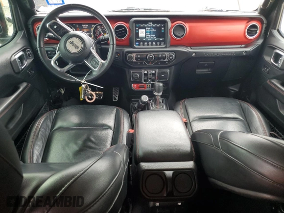 2018 Jeep Wrangler Unlimited Rubicon with VIN 1C4HJXFN9JW249214, listed as a Copart auction lot 42692175 with 161,157 mi miles and Salvage title. Bid and sale history available at DreamBid. Image 8.