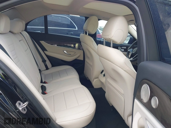 2023 Mercedes-Benz E 450 with VIN W1KZF5KB2PB157406, listed as a IAAI auction lot 42075910 with 18,507 mi miles and . Bid and sale history available at DreamBid. Image 8.