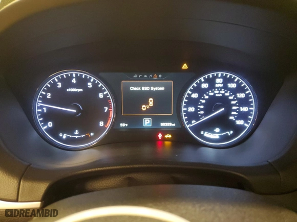 2016 Hyundai Genesis 3.8L with VIN KMHGN4JE7GU112388, listed as a Copart auction lot 44325305 with 90,329 mi miles and Salvage Title. Bid and sale history available at carsss.com. Image 9.