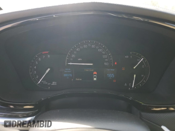 2018 Cadillac XT5 FWD with VIN 1GYKNARS5JZ155879, listed as a Copart auction lot 59568525 with 88,376 mi miles and Salvage title. Bid and sale history available at DreamBid. Image 9.