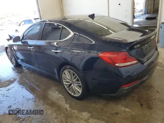 2021 Genesis G70 2.0T with VIN KMTG34LA0MU072088, listed as a Copart auction lot 57433985 with 77,876 mi miles and Clean title. Bid and sale history available at DreamBid. Image 2.
