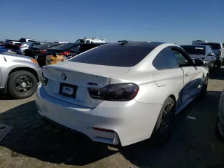 2018 BMW M4 with VIN WBS4Y9C58JAC86161, listed as a Copart auction lot 73607273 with 41,314 mi miles. Bid and sale history available at carsss.com. Image 3.