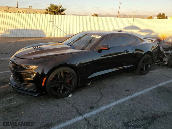 2021 Chevrolet Camaro 1SS with VIN 1G1FF1R73M0130495, listed as a Copart auction lot 80378244 with 33,525 mi miles and Salvage Title. Bid and sale history available at carsss.com. Image 1.