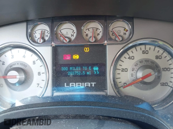 2009 Ford F-150 XL with VIN 1FTPW14V39FA67906, listed as a IAAI auction lot 42010990 with 203,752 mi miles. Bid and sale history available at carsss.com. Image 7.