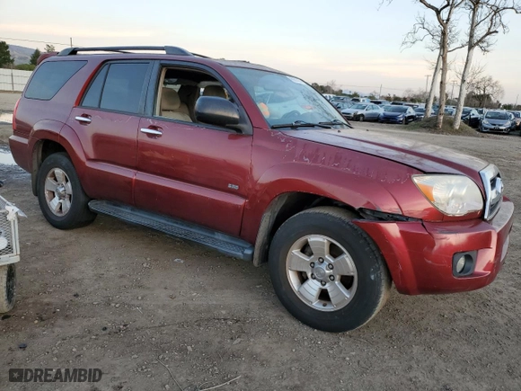 2006 Toyota 4Runner SR5 with VIN JTEZU14R568064311, listed as a Copart auction lot 45961425 with 0 mi miles and Salvage Title. Bid and sale history available at carsss.com. Image 4.