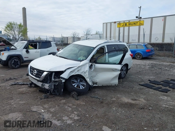 2020 Nissan Pathfinder SL with VIN 5N1DR2CMXLC623741, listed as a IAAI auction lot 42005765 with 53,732 mi miles and . Bid and sale history available at DreamBid. Image 18.