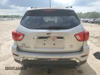 2018 Nissan Pathfinder SV with VIN 5N1DR2MM2JC646684, listed as a Copart auction lot 57104425 with 95,718 mi miles and Salvage title. Bid and sale history available at DreamBid. Image 6.