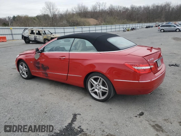 2012 Mercedes-Benz E 350 with VIN WDDKK5KF3CF171933, listed as a Copart auction lot 50933335 with 139,350 mi miles and Salvage Title. Bid and sale history available at DreamBid. Image 2.