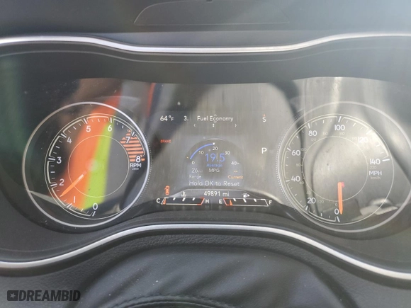 2019 Jeep Cherokee Limited with VIN 1C4PJMDX3KD418638, listed as a Copart auction lot 47240765 with 49,891 mi miles and Salvage Title. Bid and sale history available at carsss.com. Image 9.