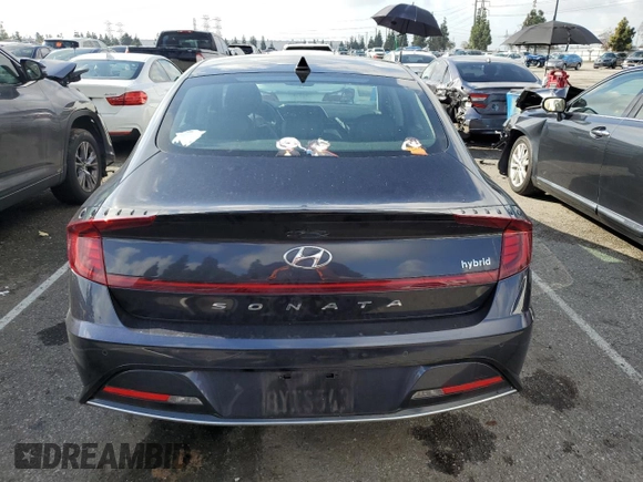 2022 Hyundai Sonata Hybrid Limited with VIN KMHL54JJ8NA038750, listed as a Copart auction lot 46151403 with 9,401 mi miles. Bid and sale history available at carsss.com. Image 6.