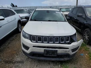 2020 Jeep Compass Sport with VIN 3C4NJDAB4LT167012, listed as a Copart auction lot 54540555 with 196,636 mi miles and Salvage title. Bid and sale history available at DreamBid. Image 5.