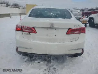 2020 Acura TLX with VIN 19UUB3F38LA001329, listed as a Copart auction lot 42044105 with 41,300 mi miles and Salvage Title. Bid and sale history available at carsss.com. Image 6.