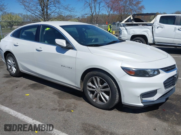 2016 Chevrolet Malibu LT with VIN 1G1ZE5ST1GF185088, listed as a IAAI auction lot 42060003 with 106,575 mi miles and . Bid and sale history available at DreamBid. Image 1.