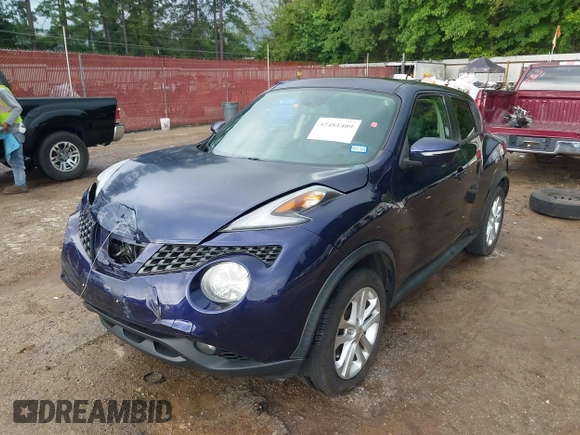 2015 Nissan Juke S with VIN JN8AF5MV3FT557180, listed as a IAAI auction lot 42481409 with 55,490 mi miles and . Bid and sale history available at DreamBid. Image 18.