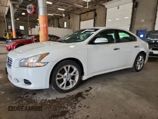 2012 Nissan Maxima S z VIN 1N4AA5AP9CC859591, wystawiony jako Copart lot #65936165 z przebiegiem 109 011 mil mil oraz Szkoda całkowita • Salvage title. Historia ofert i sprzedaży dostępna na DreamBid. Obrazek 1.