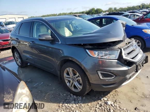 2017 Ford Edge Titanium with VIN 2FMPK4K98HBC17426, listed as a Copart auction lot 67284704 with 95,764 mi miles and Salvage Title. Bid and sale history available at carsss.com. Image 4.