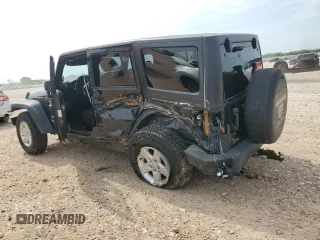 2014 Jeep Wrangler Unlimited Sport with VIN 1C4BJWDG2EL194164, listed as a Copart auction lot 56885575 with Not Provided miles and Salvage Title. Bid and sale history available at DreamBid. Image 2.