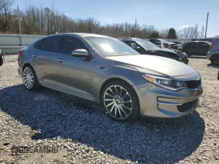 2018 Kia Optima LX with VIN 5XXGT4L34JG193319, listed as a Copart auction lot 47894445 with 122,077 mi miles and Salvage Title. Bid and sale history available at carsss.com. Image 4.