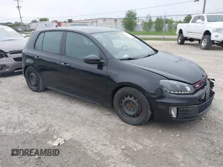 2012 Volkswagen Golf GTI with VIN WVWGV7AJ3CW258420, listed as a IAAI auction lot 42501990 with 131,860 mi miles and . Bid and sale history available at DreamBid. Image 1.