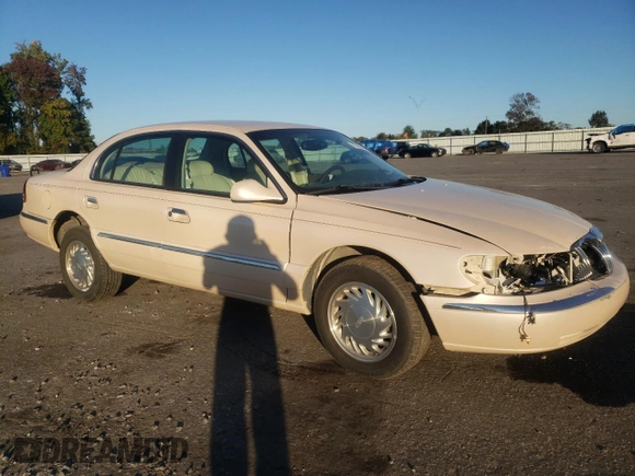 1998 Lincoln Continental with VIN 1LNFM97V3WY647762, listed as a Copart auction lot 77062294 with 153,553 mi miles and Salvage Title. Bid and sale history available at carsss.com. Image 4.