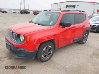 2017 Jeep Renegade Sport with VIN ZACCJAAB7HPE81676, listed as a IAAI auction lot 41546941 with 113,967 mi miles and . Bid and sale history available at DreamBid. Image 17.
