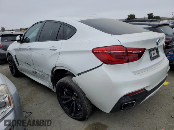 2016 BMW X6 xDrive35i with VIN 5UXKU2C50G0N78950, listed as a Copart auction lot 71841232 with 0 mi miles. Bid and sale history available at carsss.com. Image 2.