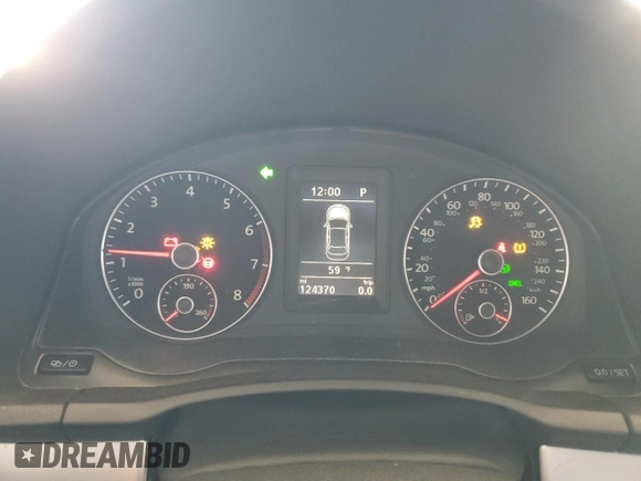 2014 Volkswagen Eos Komfort with VIN WVWBW8AH9EV006190, listed as a Copart auction lot 52390705 with 124,370 mi miles and Salvage Title. Bid and sale history available at DreamBid. Image 9.