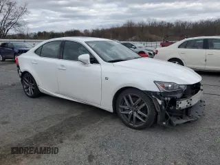 2017 Lexus IS 300 with VIN JTHCM1D26H5017255, listed as a Copart auction lot 50685365 with 91,405 mi miles and Salvage title. Bid and sale history available at DreamBid. Image 4.