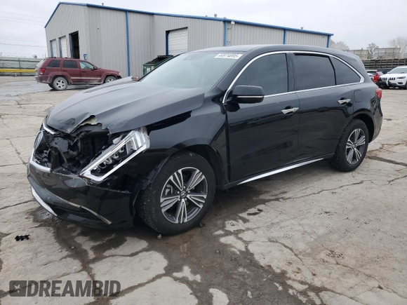 2018 Acura MDX z VIN 5J8YD3H3XJL009054, wystawiony jako Copart lot #44974895 z przebiegiem 64 080 mil mil oraz Szkoda całkowita • Salvage title. Historia ofert i sprzedaży dostępna na DreamBid. Obrazek 1.