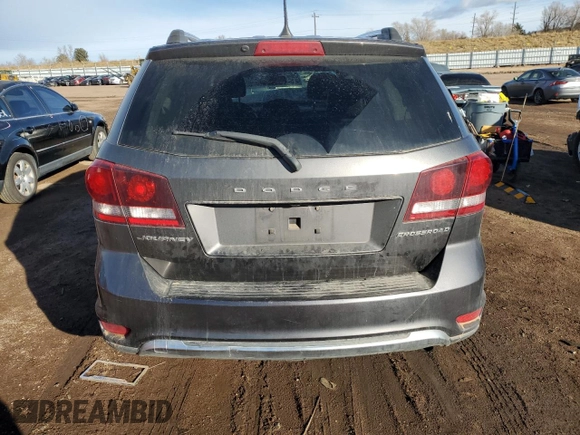 2019 Dodge Journey Crossroad with VIN 3C4PDCGB3KT867653, listed as a Copart auction lot 82591924 with 123,438 mi miles and Salvage Title. Bid and sale history available at DreamBid. Image 6.