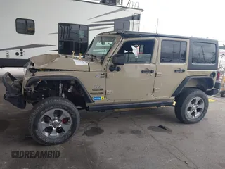 2018 Jeep Wrangler Unlimited Sport S with VIN 1C4BJWDG3JL809752, listed as a IAAI auction lot 42101293 with 50,342 mi miles and . Bid and sale history available at DreamBid. Image 14.