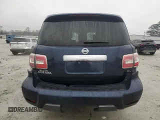 2020 Nissan Armada SL with VIN JN8AY2ND3L9108136, listed as a Copart auction lot 42542315 with 85,152 mi miles and Salvage Title. Bid and sale history available at carsss.com. Image 6.
