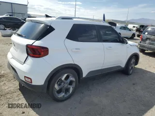 2022 Hyundai Venue SEL with VIN KMHRC8A39NU153994, listed as a Copart auction lot 54273795 with 76,084 mi miles and Salvage title. Bid and sale history available at DreamBid. Image 3.