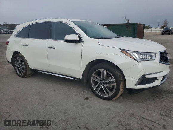 2018 Acura MDX Advance with VIN 5J8YD4H83JL026523, listed as a Copart auction lot 84719884 with 42,168 mi miles and Salvage Title. Bid and sale history available at carsss.com. Image 4.