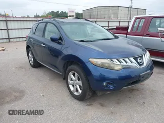 2009 Nissan Murano S with VIN JN8AZ18UX9W004840, listed as a IAAI auction lot 42040378 with 150,667 mi miles. Bid and sale history available at carsss.com. Image 1.