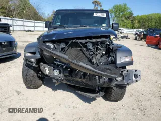 2022 Jeep Wrangler Unlimited Sport S with VIN 1C4HJXDG8NW130208, listed as a Copart auction lot 52572095 with 111,128 mi miles and Salvage Title. Bid and sale history available at DreamBid. Image 5.