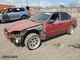 1997 Honda Civic LX "O" w/Air with VIN 1HGEJ6674VL030992, listed as a Copart auction lot 49231255 with 123,617 mi miles and Salvage Title. Bid and sale history available at carsss.com. Image 1.