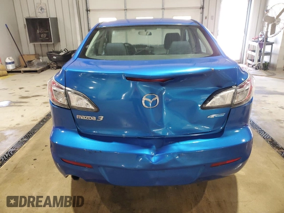 2012 Mazda 3 i Touring with VIN JM1BL1V88C1683763, listed as a Copart auction lot 57326725 with 132,544 mi miles and Salvage title. Bid and sale history available at DreamBid. Image 6.