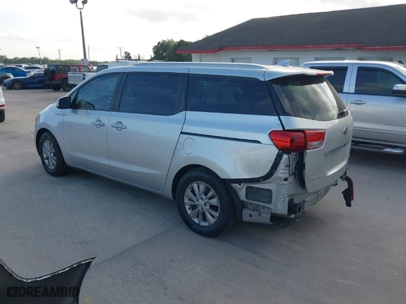 2017 Kia Sedona LX with VIN KNDMB5C10H6265281, listed as a IAAI auction lot 41723985 with 144,958 mi miles. Bid and sale history available at carsss.com. Image 3.