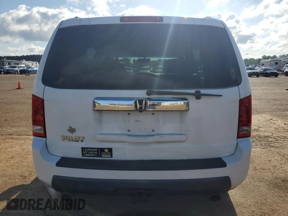 2011 Honda Pilot EX-L with VIN 5FNYF3H67BB032606, listed as a Copart auction lot 51580665 with 204,386 mi miles and Clean Title. Bid and sale history available at carsss.com. Image 6.