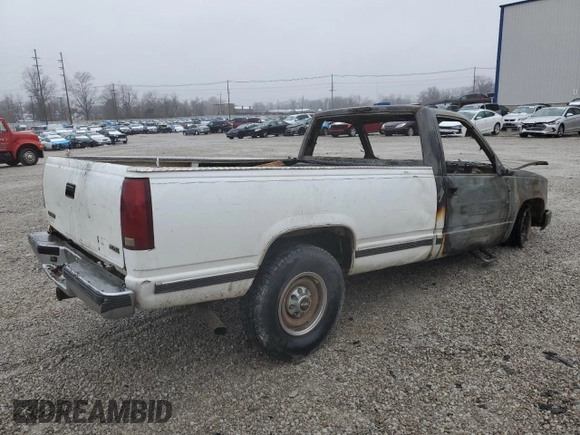 1997 GMC Sierra 1500 with VIN 1GTGC24R3VZ522487, listed as a Copart auction lot 44922165 with Not Provided miles and Non Repairable. Bid and sale history available at DreamBid. Image 3.