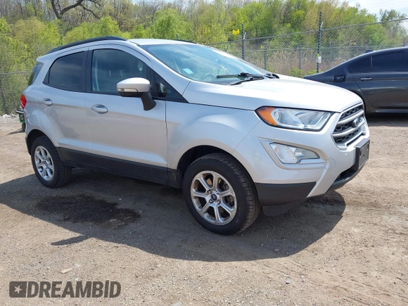 2020 Ford EcoSport SE z VIN MAJ6S3GLXLC367129, wystawiony jako IAAI lot #42209328 z przebiegiem 71 638 mil mil oraz . Historia ofert i sprzedaży dostępna na DreamBid. Obrazek 1.