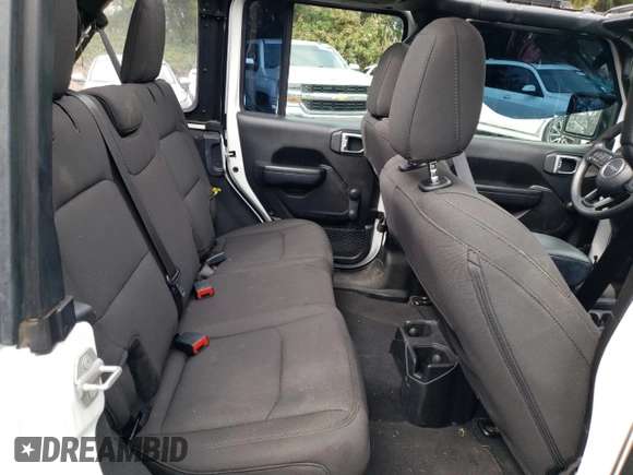 2023 Jeep Wrangler Sport with VIN 1C4HJXDG2PW697694, listed as a Copart auction lot 47454245 with Not Provided miles and Non Repairable. Bid and sale history available at DreamBid. Image 10.