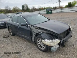 2007 Infiniti G35 Sedan G35x with VIN JNKBV61F17M822839, listed as a Copart auction lot 53678695 with 190,655 mi miles and Salvage Title. Bid and sale history available at carsss.com. Image 4.