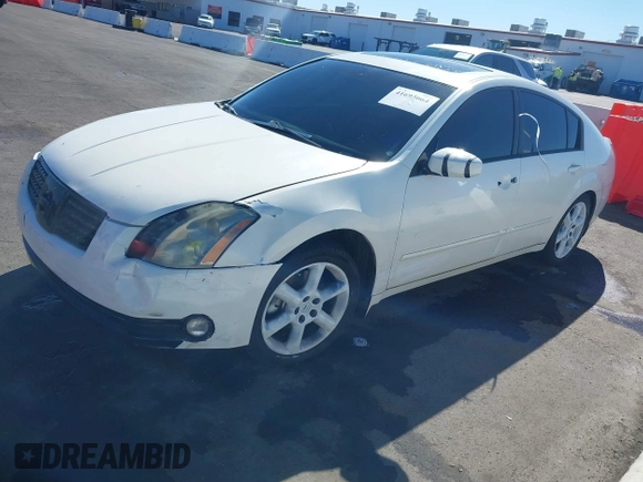2005 Nissan Maxima 3.5 SL with VIN 1N4BA41E65C843333, listed as a IAAI auction lot 41693064 with 221,240 mi miles. Bid and sale history available at carsss.com. Image 2.