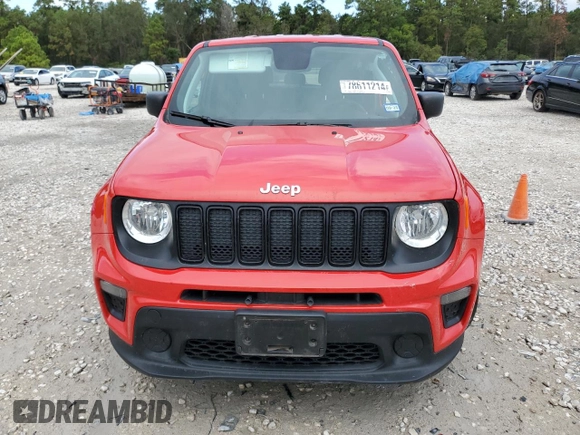 2020 Jeep Renegade Jeepster z VIN ZACNJAAB2LPL87851, wystawiony jako Copart lot #78611214 z przebiegiem 103 630 mil mil oraz Szkoda całkowita • Salvage title. Historia ofert i sprzedaży dostępna na DreamBid. Obrazek 5.