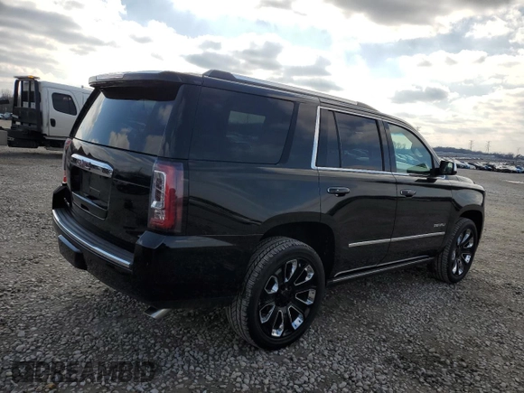 2018 GMC Yukon Denali with VIN 1GKS2CKJ1JR328166, listed as a Copart auction lot 45020505 with 58,311 mi miles and Salvage Title. Bid and sale history available at carsss.com. Image 3.
