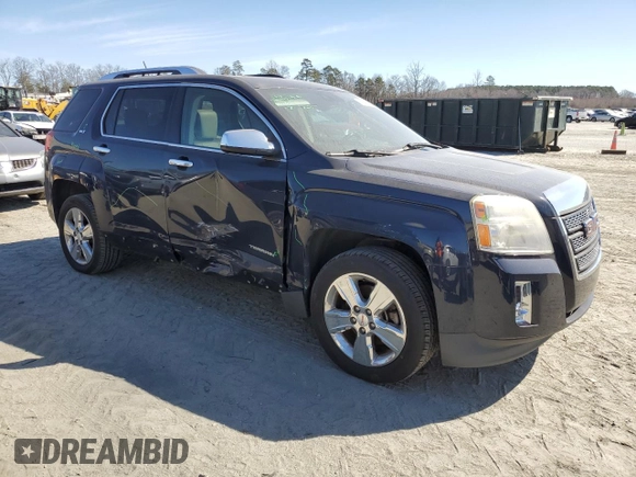 2015 GMC Terrain SLT with VIN 2GKALTEK7F6180010, listed as a Copart auction lot 46505215 with 160,767 mi miles and Salvage title. Bid and sale history available at DreamBid. Image 4.
