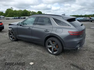 2024 Genesis GV70 Sport z VIN 5NMMCDTC8RH004817, wystawiony jako Copart lot #58254995 z przebiegiem 27 557 mil mil oraz Szkoda całkowita • Salvage title. Historia ofert i sprzedaży dostępna na DreamBid. Obrazek 2.